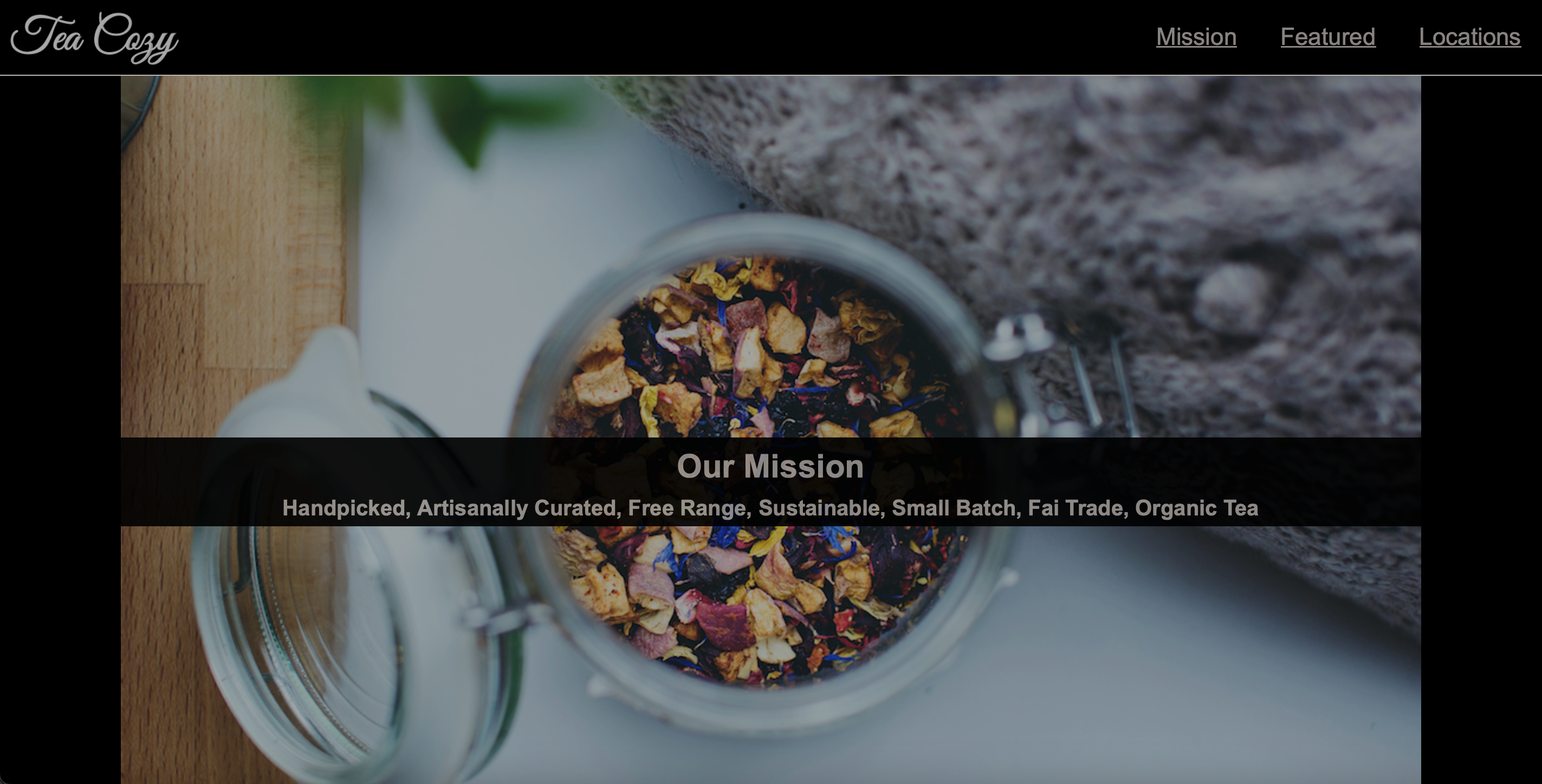 Tea Cozy Website